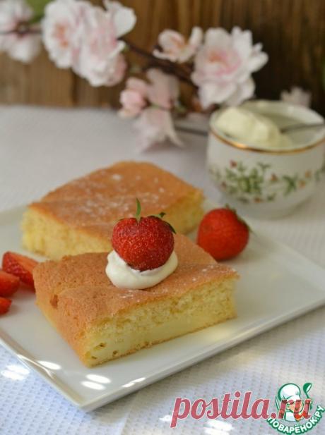 Пирог с пудинговой начинкой - кулинарный рецепт