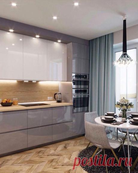 Чудесная светлая кухонька