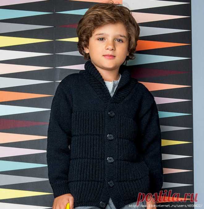 КАРДИГАН ОТ PHILDAR ДЛЯ МАЛЬЧИКОВ ОТ 4 ДО 12/14 ЛЕТ. ТО, ЧТО НУЖНО ЮНЫМ ДЖЕНТЛЬМЕНАМ - ЭЛЕГАНТНО И ПРАКТИЧНО!