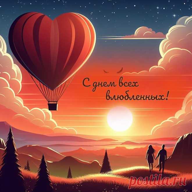 С Днем святого Валентина
Я сердечно поздравляю!
И любви огромной, чистой
Я от всей души желаю.