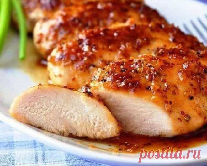 Сочная куриная грудка, аж тает во рту