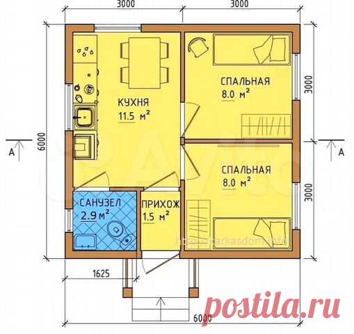 Дом 36 м² на участке 6 сот. на продажу в Краснодаре | Купить дом в Краснодаре | Авито