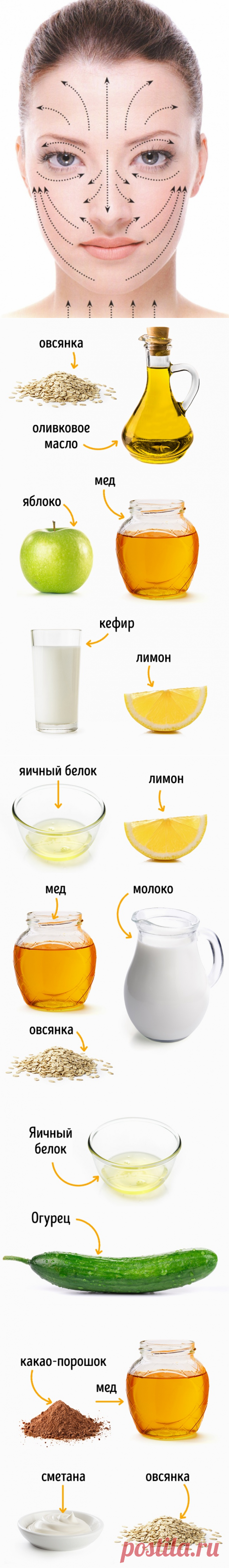 5 простых масок, которые вернут здоровый вид уставшей коже лица за одну ночь