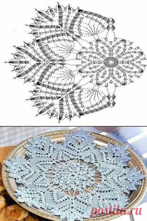 Красивые салфетки крючком - Crochet.Modnoe Vyazanie ru.rom