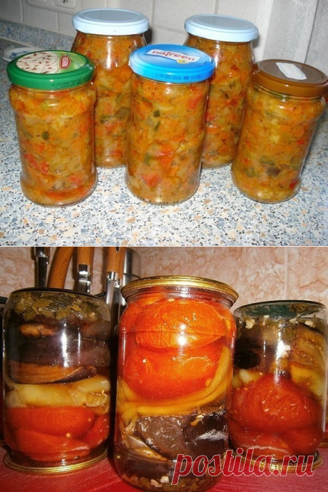 Закуски из баклажанов на зиму