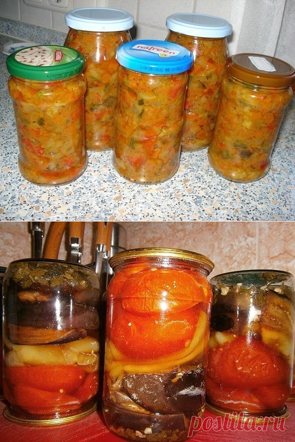 Закуски из баклажанов на зиму