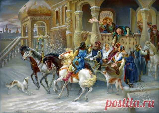 ФЕДОСКИНСКАЯ ЛАКОВАЯ МИНИАТЮРА.