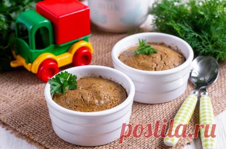 Печеночное суфле для детей: рецепт пошаговый с фото | Меню недели