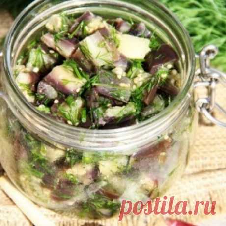Рецепт маринованных баклажанов быстрого приготовления