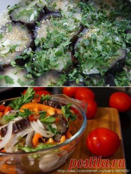 Быстрый рецепт маринованных баклажанов