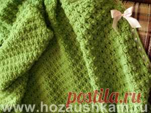 Детский плед крючком – мастер класс | Полезные советы хозяюшкам
