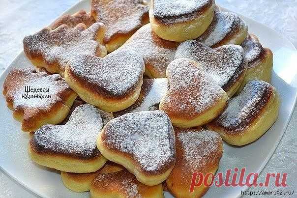 Пышки на кефире.