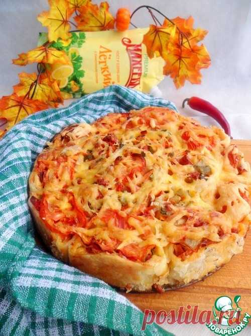 пицца "Донна Роза" ( очень вкусно и срочно !)