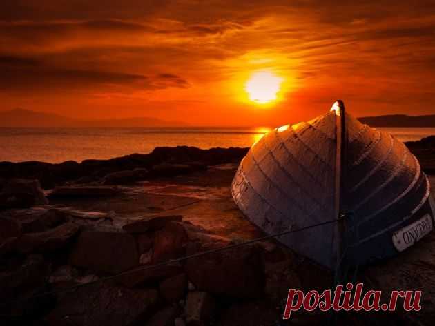 Вечерком , на бережку