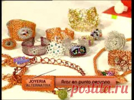 Rocío Lezama - Bienvenidas TV - Crea aros en punto peruano.