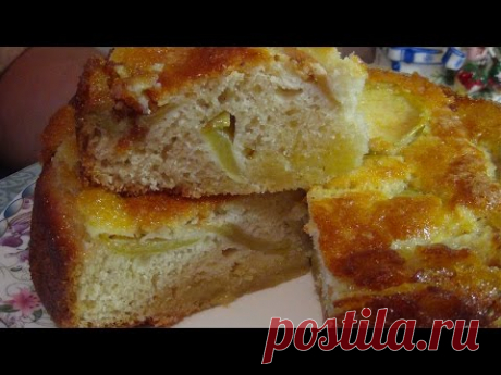 Очень сочный яблочный пирог