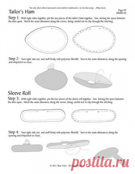 Подушечки для утюжки своими руками: идеи и шаблоны