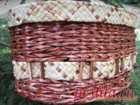 ▬► Плоское плетение из газет - YouTube
