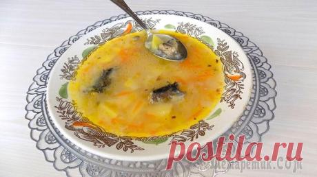 Рыбный суп быстрого приготовления с рисом и рыбной консервой Мой видео рецепт приготовления быстрого супа из рыбных консервов. Этот рыбный суп я готовлю из консервированной сайры в масле с добавлением риса. Этот простой супчик легко и быстро готовиться, а получ...