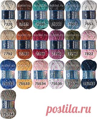 Пряжа SPAGHETTI EFFECT NAKO 25% шерсть, 75% премиум акрил, 60 м, 100 г – купить в интернет-магазине Кудель по привлекательной цене