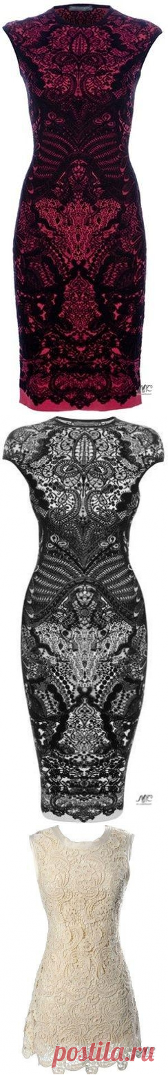 Кружевные платья на любой вкус.