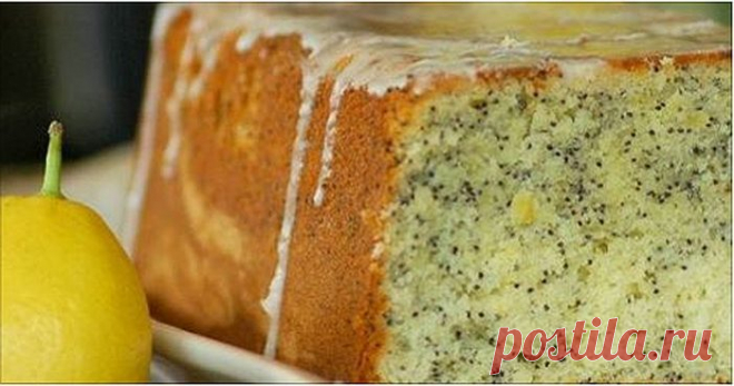 Божественный кекс с маком и изюмом