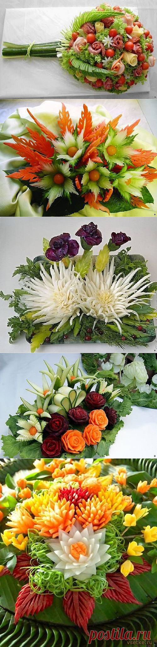 Карвинг – искусство красивой резьбы по фруктам и овощам - 6 Октября 2013 - ВкусноВсё