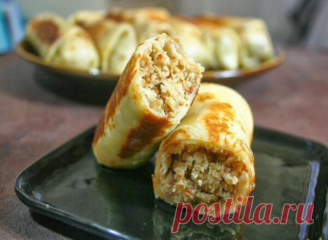 Вкуснейшие блинчики с куриным мясом и луком | Мама Люба | Яндекс Дзен