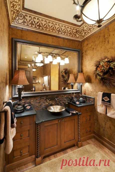 Traditional Powder Room