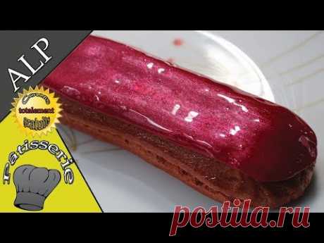 Les éclairs "Rouge Baiser"(inspiration Eclairs de Génie) - Apprendre la Pâtisserie (ALP)