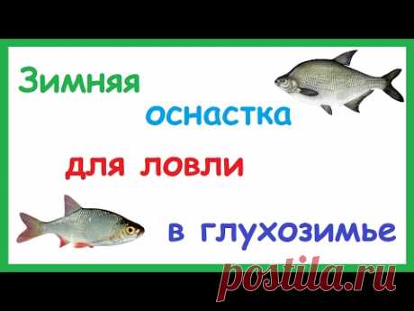 Отличная оснастка для ловли Плотвы в глухозимье. Оснастка для ловли пассивной рыбы.