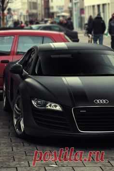 Matte Black Audi R8...