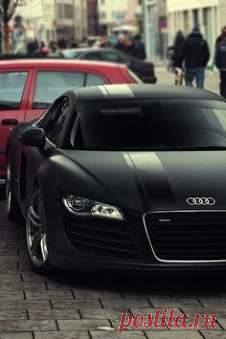 Matte Black Audi R8...