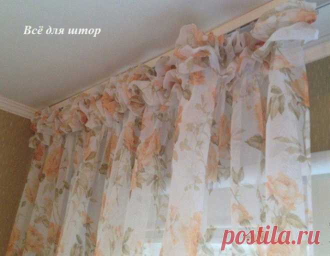 Шторы с буфами