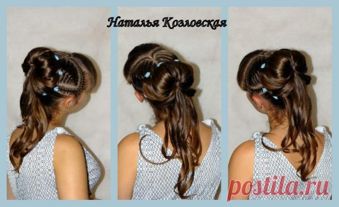 прическа "Сердечко"