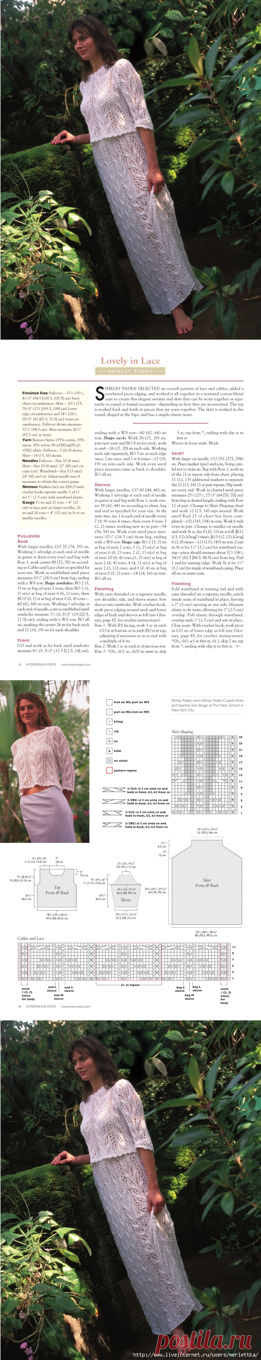 Ажурная двойка на выпускной &#9788; вяжем спицами (схемы) / Всё из мира рукоделия (изучаю и делюсь различными техниками и видами рукоделия)