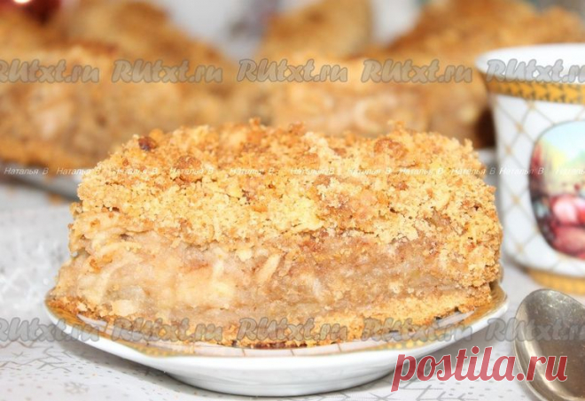 Яблочный пирог с корицей 