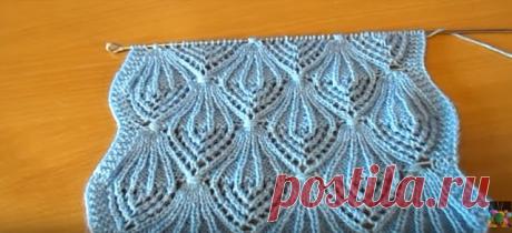 Роскошные узоры спицами