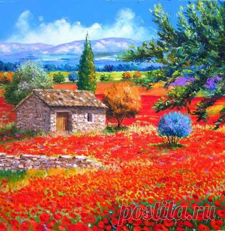 Буйство красок. Художник Jean Marc Janiaczyk