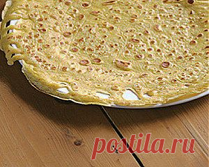 Тонкие блины - рецепт