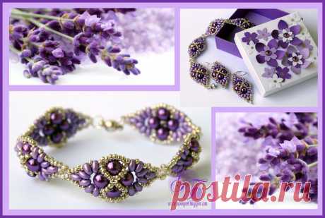 Лаванда пахнет все сильней... | biser.info - всё о бисере и бисерном творчестве