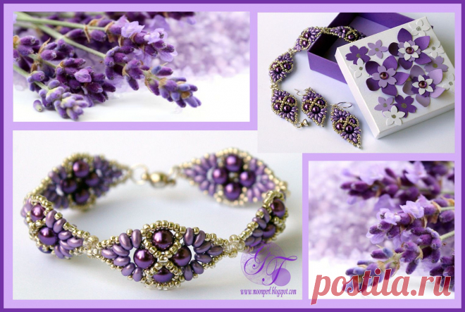 Лаванда пахнет все сильней... | biser.info - всё о бисере и бисерном творчестве