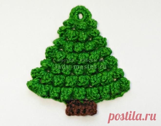 Елочка крючком схема и описание