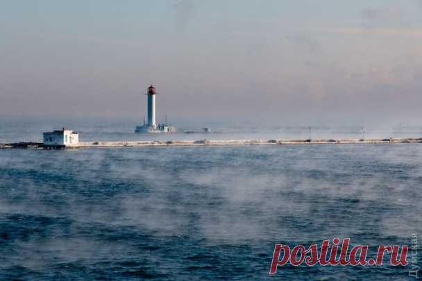 В Одесі через мороз "закипіло" море: неймовірні фото - Фото - ТСН.ua