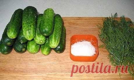 Малосольные огурчики без рассола

Огурчики получаются вкусные и хрустящие, а главное быстро! 

Вам потребуется:

1 кг огурцов (маленьких) 
1 столовая ложка соли без горки 
3-4 зубчика чеснока (по желанию)
укроп
2 полиэтиленовых пакета

Приготовление:

1. Огурчики помыть, срезать кончики. Укроп мелко покрошить. Чеснок мелко порубить.

2. В полиэтиленовый пакет сложить огурчики, укроп, соль, чеснок.

3. Пакет завязать. Для герметичности лучше положить еще в один пакет.
Все х...