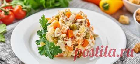 САЛАТ *СТОЛИЧНЫЙ* ИЗ ОСТАТКОВ ШАШЛЫКА