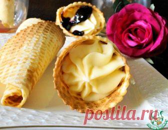 Вафельные рожки с кремом 