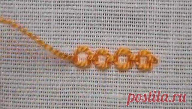 Интересная вышивка — мастер-класс Интересный вариант вышивки. Такой вышивкой можно украсить и вязаную кофточку, и вязаное платье.