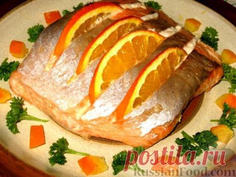 Рецепт: Апельсиновая семга на RussianFood.com