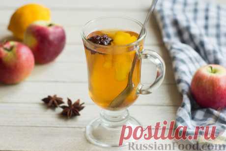 Рецепт: Яблочный безалкогольный глинтвейн на RussianFood.com